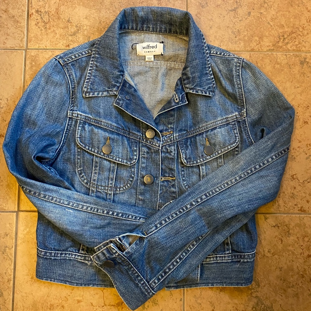 Wilfred cropped Jean jacket